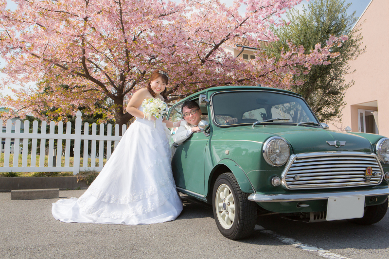 レトロな愛車と一緒に♪