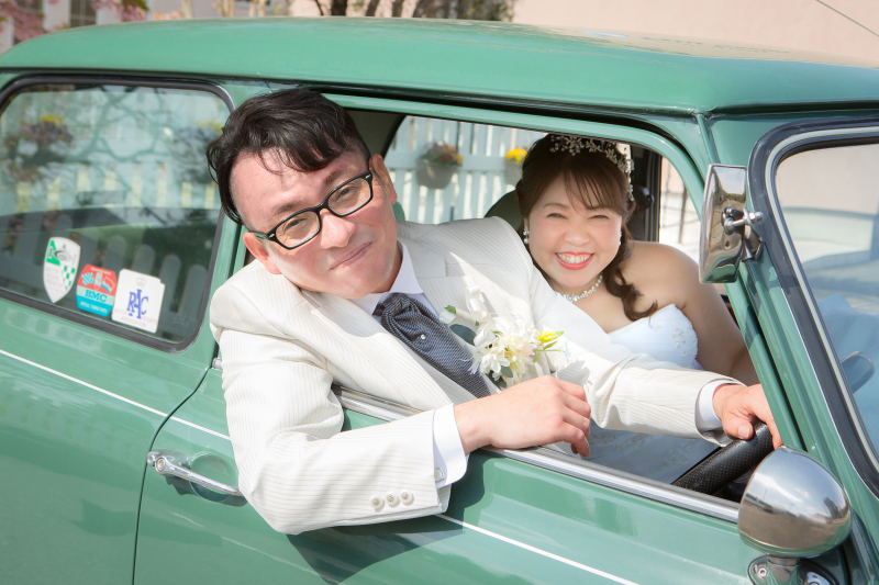 愛車に乗って♪