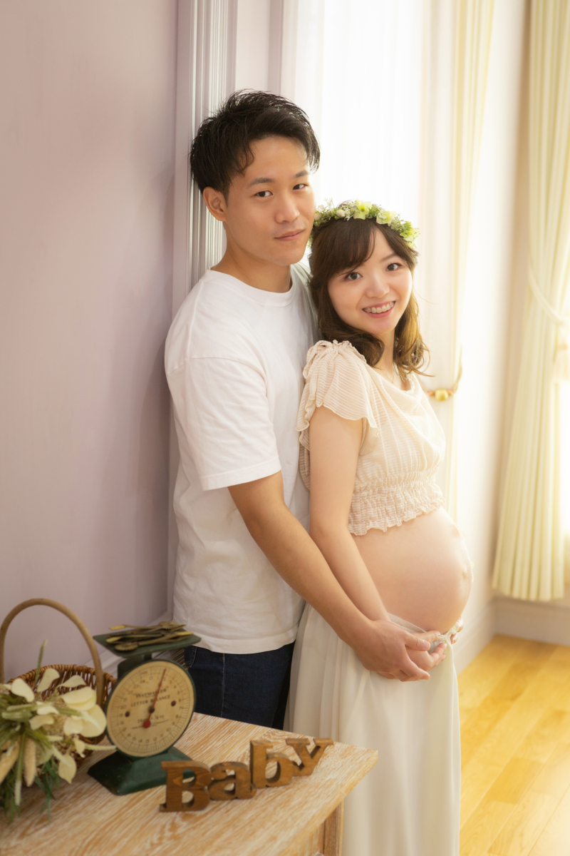 うしろからぎゅっと。