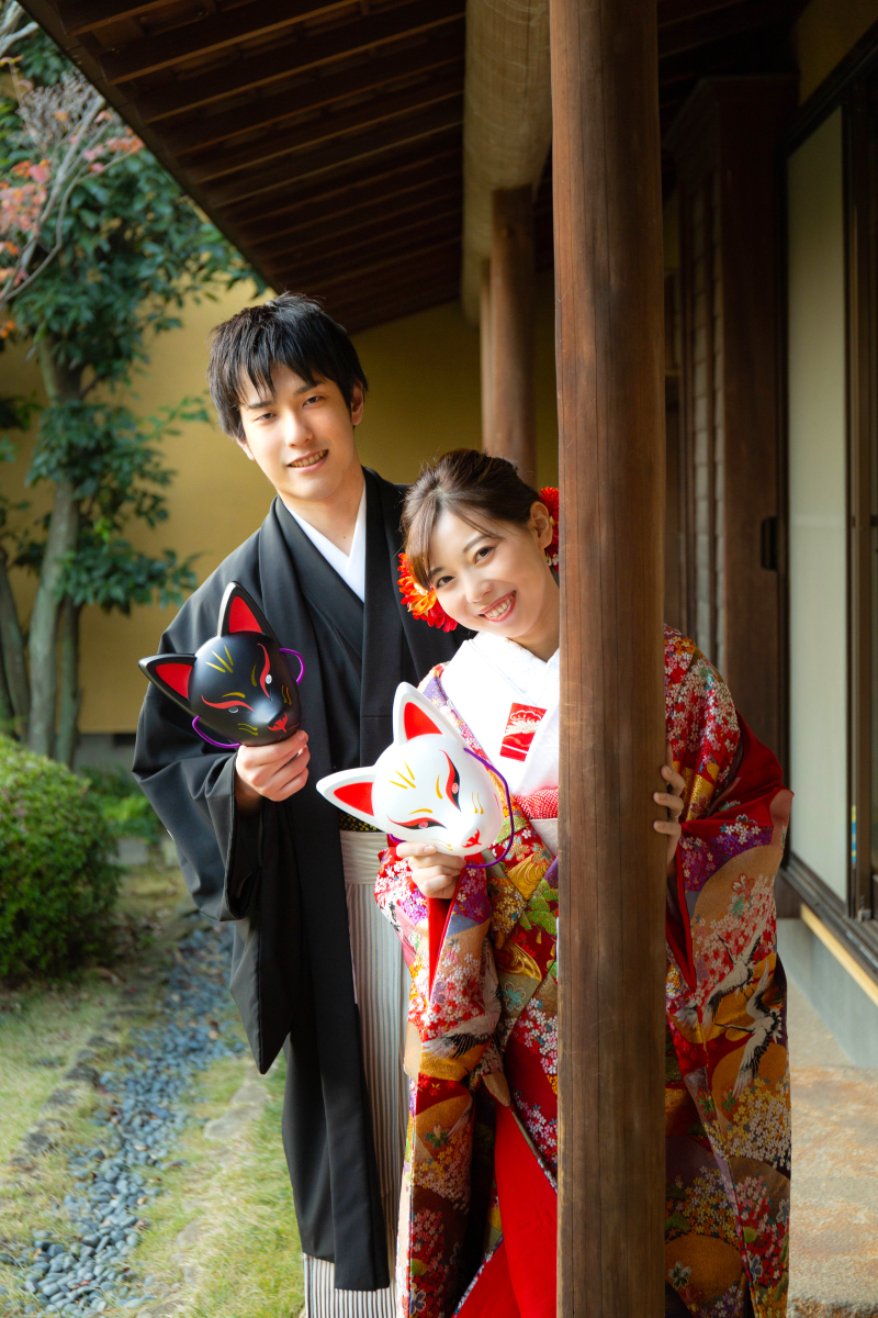 柱からひょっこり☆