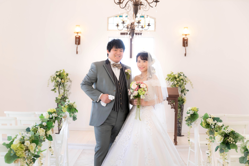 寄り添い合うお２人。