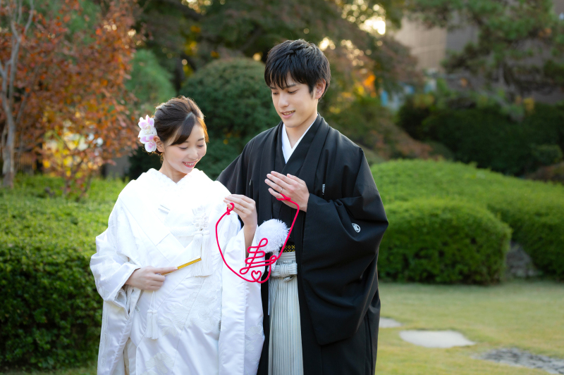 沢山の小物と一緒に素敵な和装ブライダル撮影♪