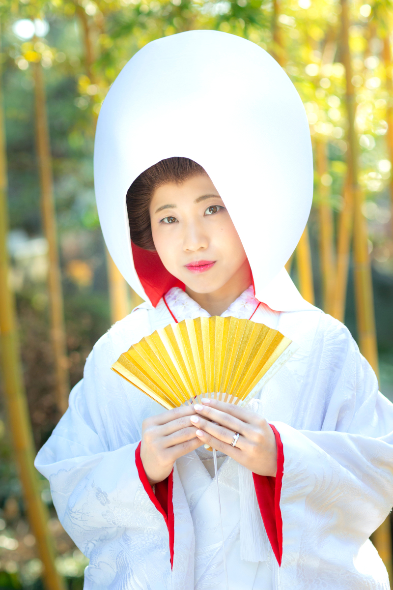 白無垢は日本女性の憧れ。