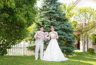 みんなの祝福を受けて♪挙式＆和装洋装ウエディング撮影