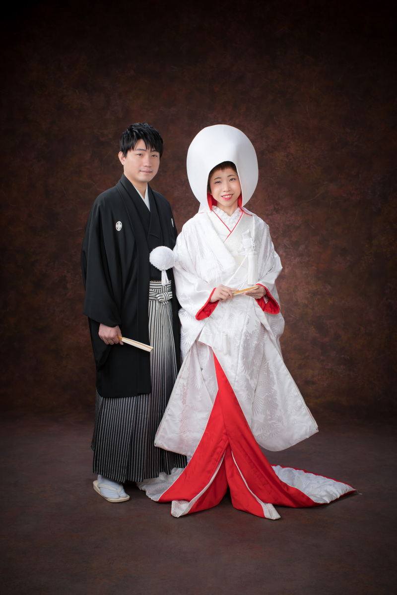 白無垢が全身しっかり写る!
