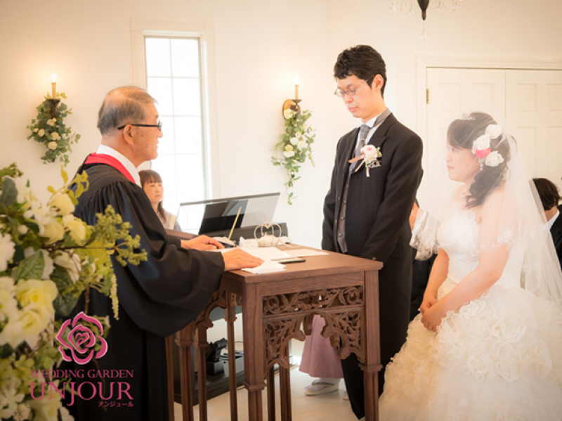 【チャペル挙式プラン】併設のチャペルで、牧師・オルガン演奏・聖歌隊付きの本格挙式!