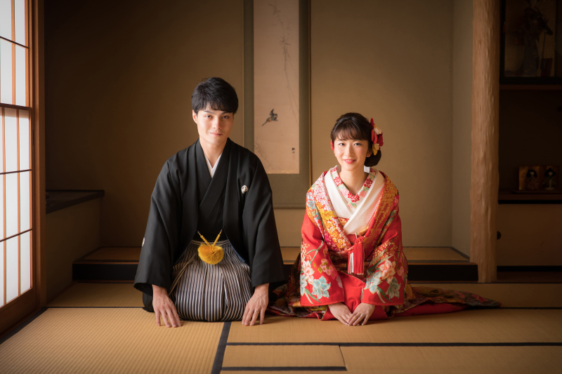 和装＆洋装【四季を感じる本格日本庭園・チャペル】和装は【本格日本庭園】洋装は【チャペル】で移動なしで楽◇データ90カットプラン