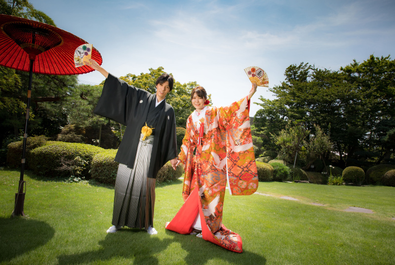 和装パーフェクトプラン◇新春の本格日本庭園&和室ロケーション【アルバム+ウェルカムボード+データ】