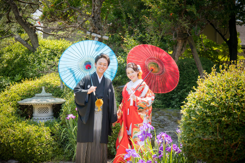 【色打掛+白無垢】和装2着アルバムプラン◇【本格日本庭園&和邸宅・和装2着】【アルバム+ボード+データ】