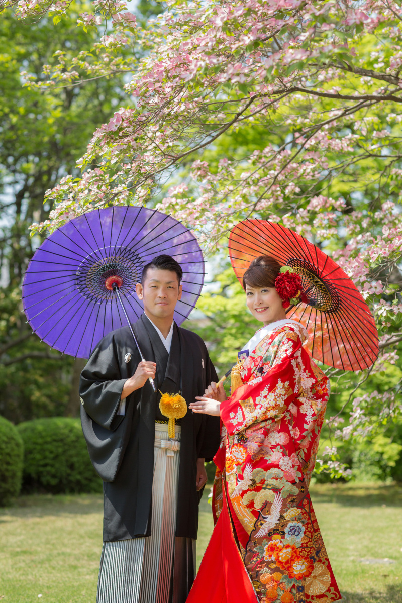 【四季を感じる本格日本庭園】和装+移動なしで撮れる本格日本庭園◇データ50カットプラン