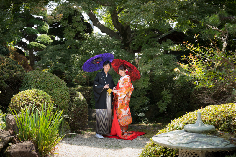 和装パーフェクトプラン◇新春の本格日本庭園&和室ロケーション【アルバム+ウェルカムボード+データ】