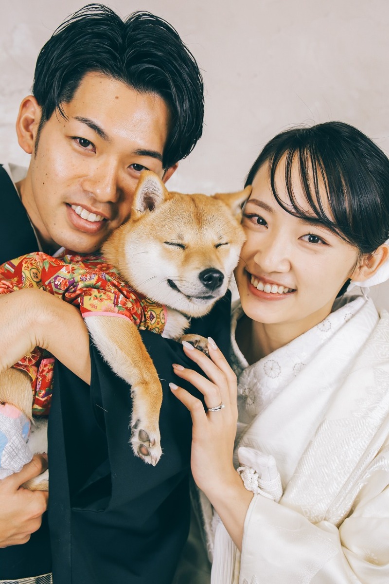 お2人の愛情が伝わる1枚に・・・