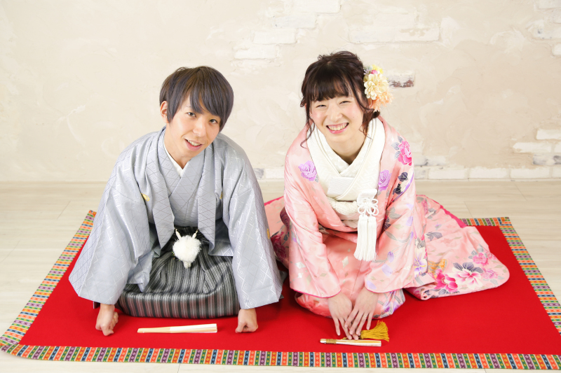 まずは和装で