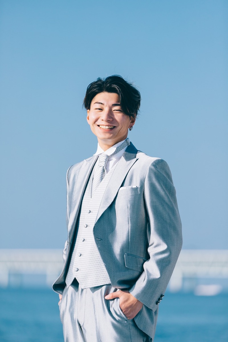 ご新郎様のソロショットも・・