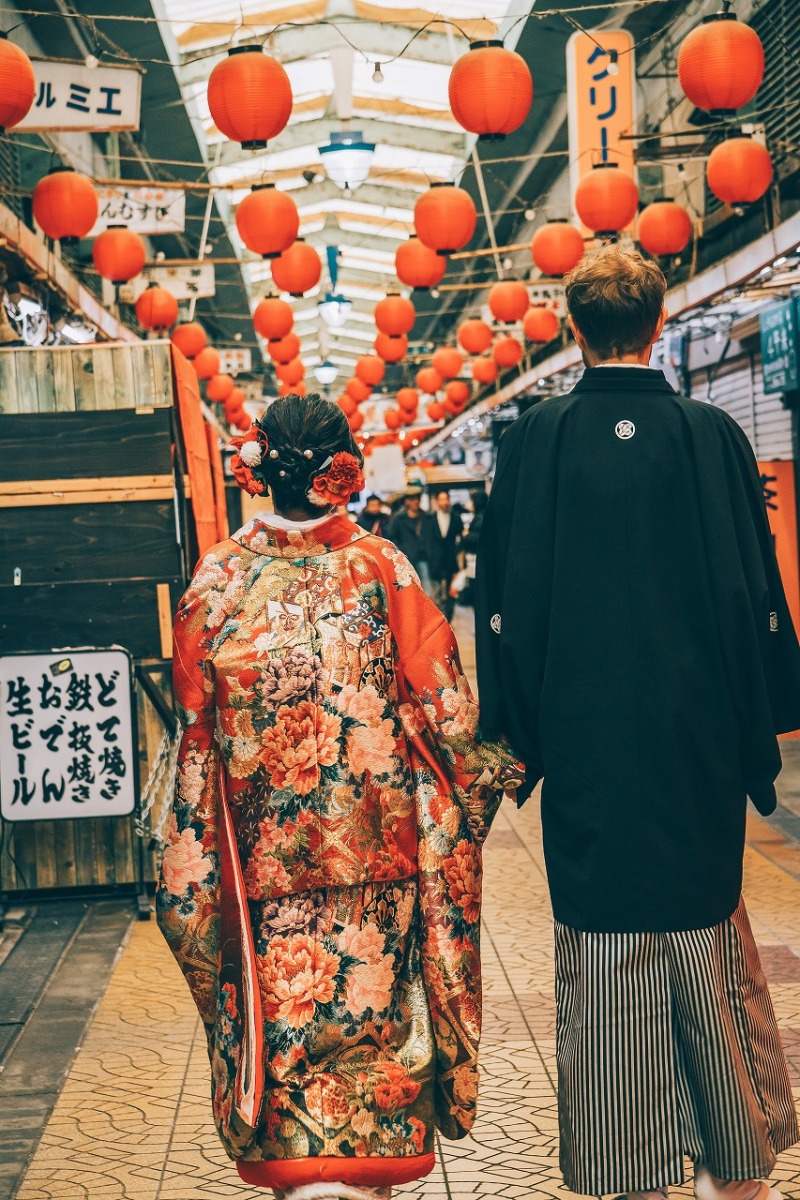 商店街での1枚