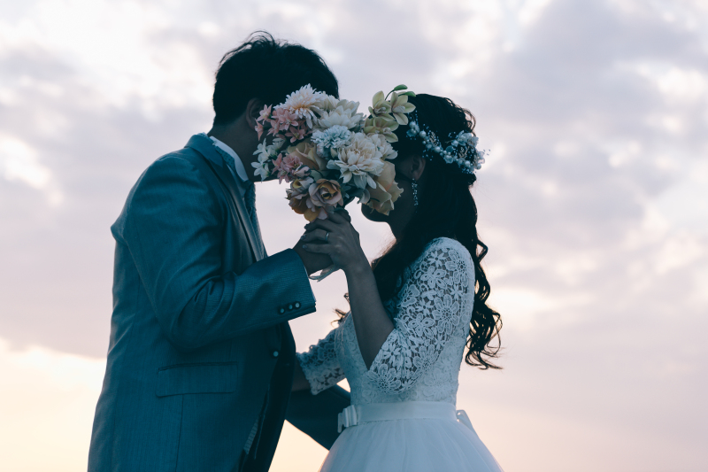 お顔隠しショット♪