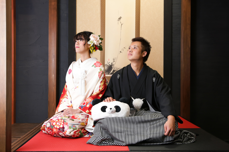 まずは和装で