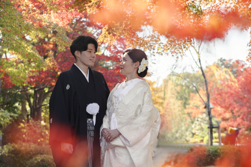 紅葉&times;和装ロケーション