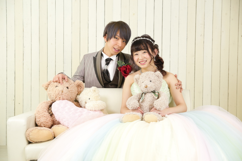 くまちゃんに囲まれて