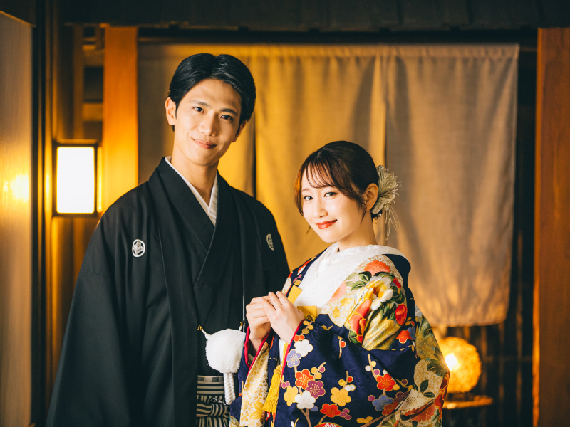 スタジオアンルージュなんばOCAT店_庭園で撮影できる