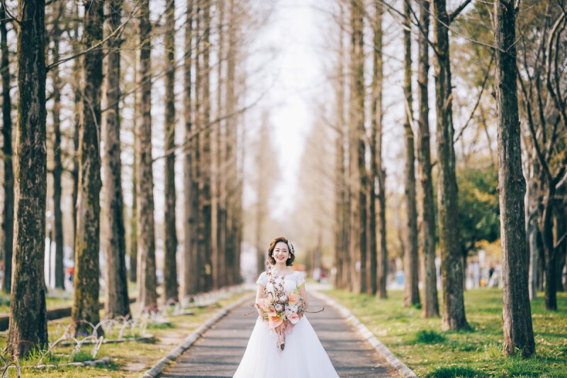 スタジオアンルージュなんばOCAT店_ガーデンで撮影できる