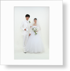 6切台紙付き写真(高級レザー台紙)