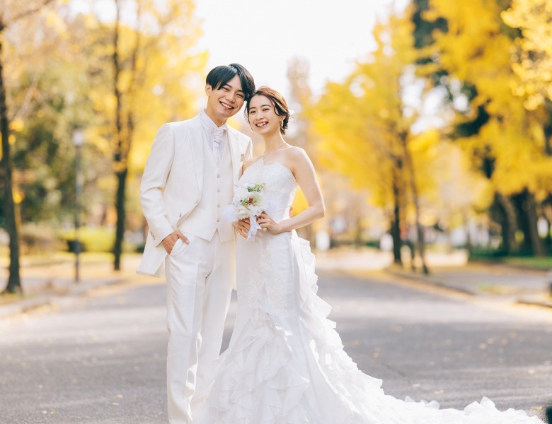 【紅葉ロケーションプラン!】 和装or洋装1着データ150カットつき 衣装アップ料金なし!