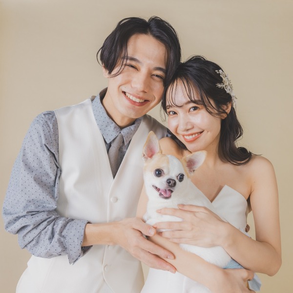 【小型犬・ネコなど・・】ペット撮影プラン ☆洋装1着データ100カット付き全データプラン
