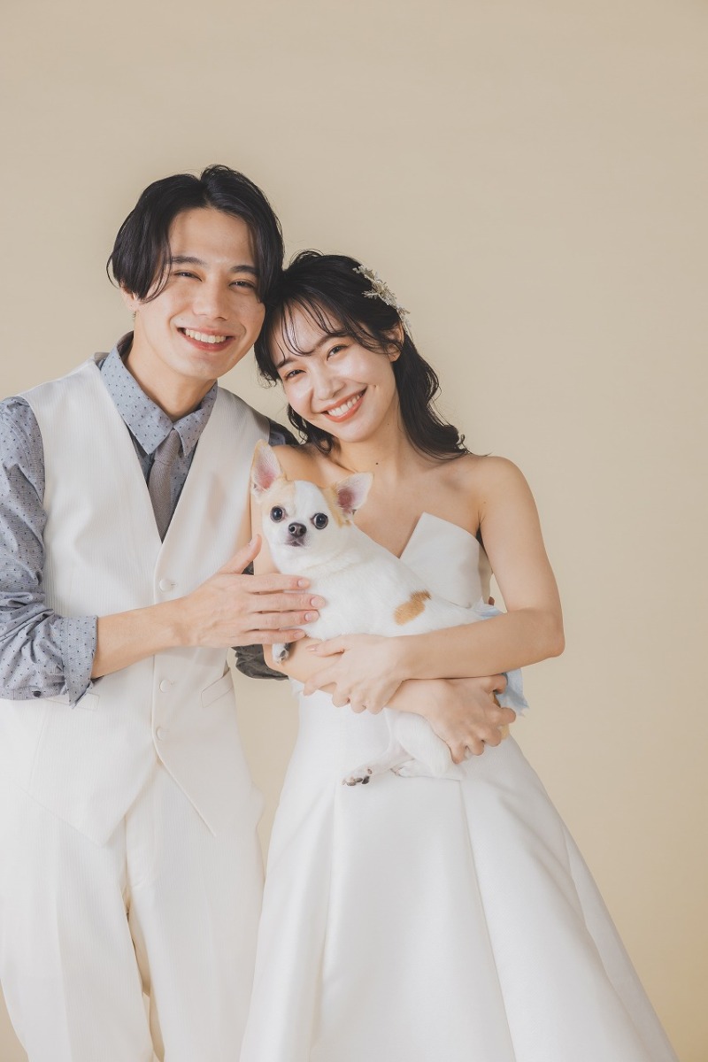 【小型犬・ネコなど・・】ペット撮影プラン ☆洋装1着データ100カット付き全データプラン