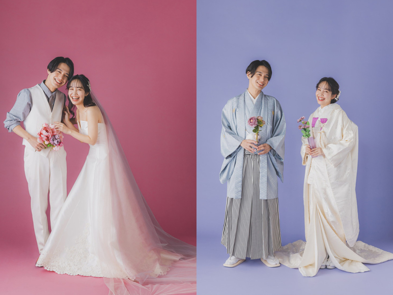 洋装&和装スタジオフォト全データプラン|データ100カット&写真1枚付き