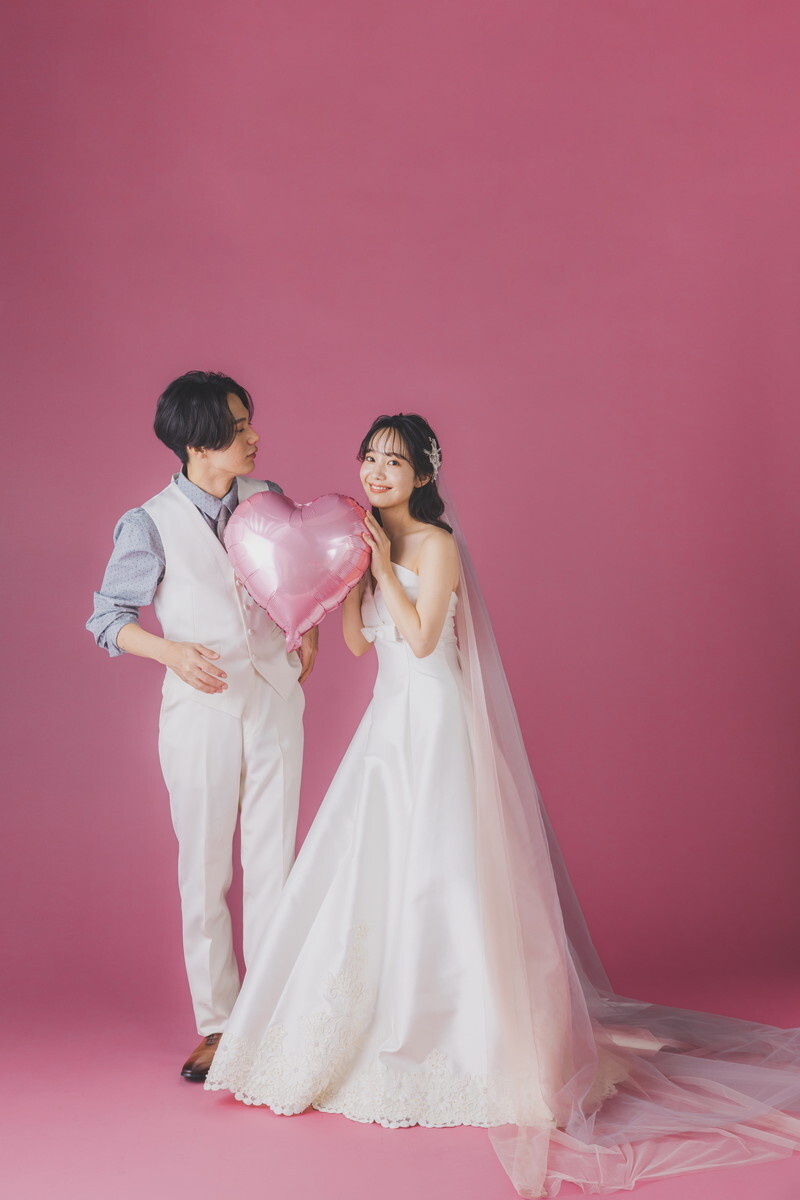 洋装スタジオ&屋上庭園フォトクラシックプラン|データ1カット&4Pアルバム付き