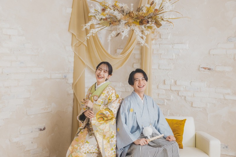 5組限定【超特急】1週間でお届け!オプション無料の全て揃ったこみこみプラン!!平日撮影限定 和装or洋装1着70カットプラン