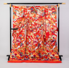 R-555赤オレンジ豪華鳳凰の舞