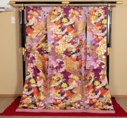 R086-紫飛鶴に七宝