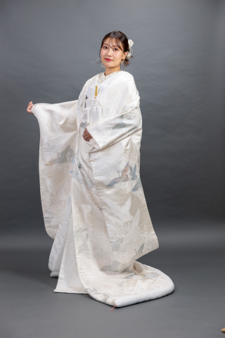 白無垢・鶴ラメ