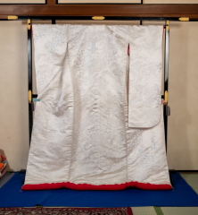 赤フキの白無垢