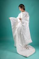 こってり刺繍白無垢