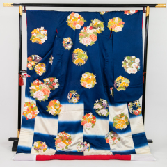 R536-青変わり柄花