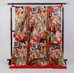 R-545赤ラメ蝶と鳳凰の舞