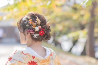 色打掛ヘアパーツ例