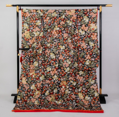 R-559黒小柄総柄花札