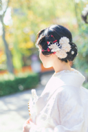 白無垢ヘアパーツアイデア１