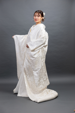 白無垢・相良刺繍・鳳凰