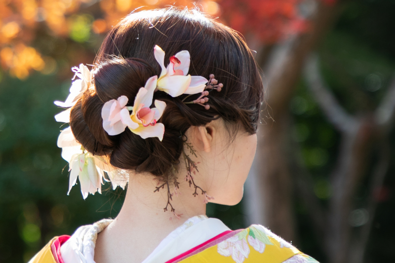 色打掛ヘアパーツ例