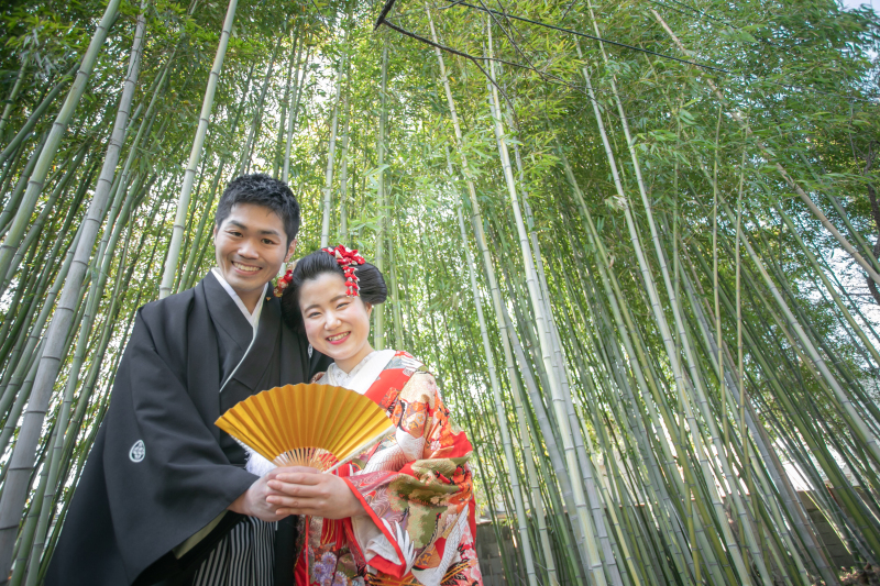 和室のあとは色打掛でロケ