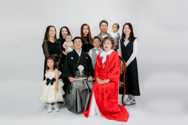 ご家族と一緒に！記念に残る和装フォト