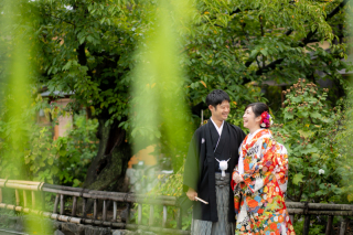 お得な2点プラン-白無垢正座のみ色打掛ロケ-