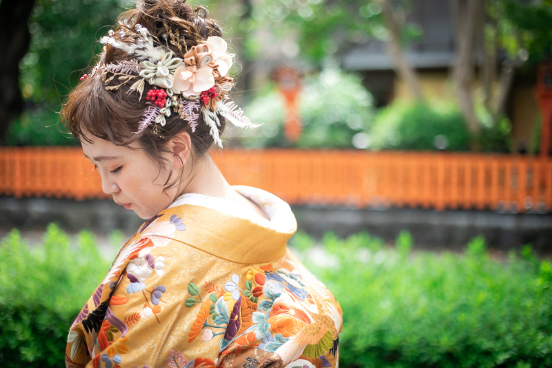 打掛もヘアセットも