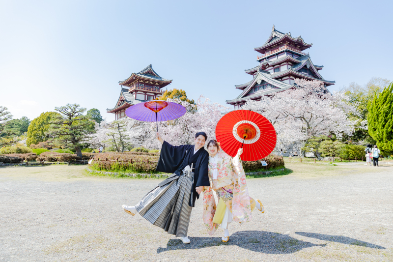 ええお庭とええ桜