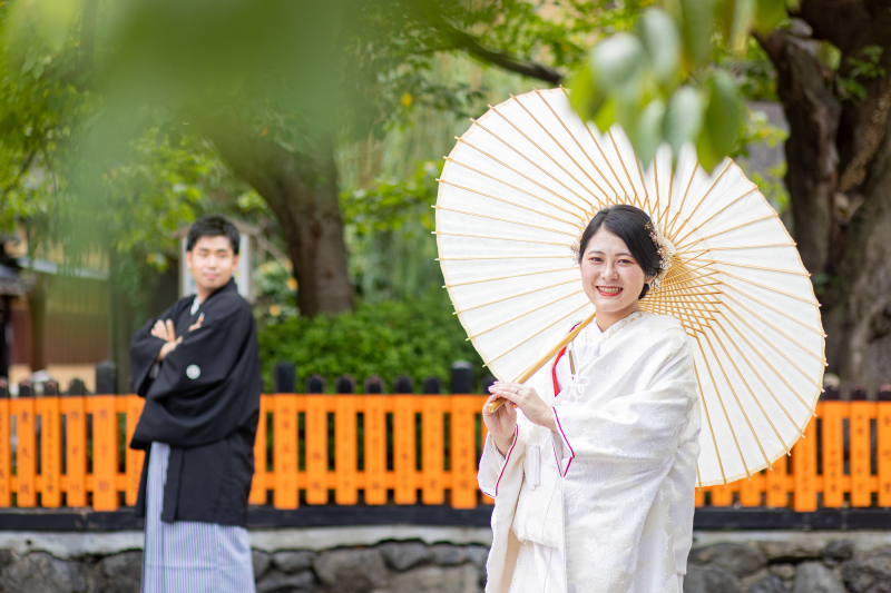 祇園で白無垢